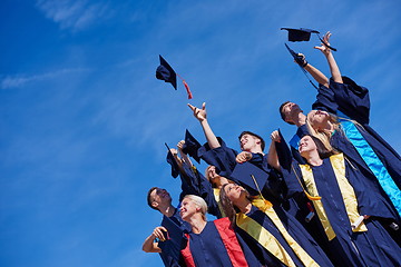 Image showing high school graduates students