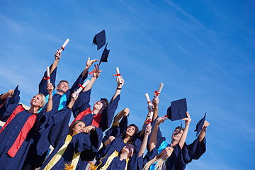 Image showing high school graduates students