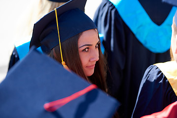 Image showing young graduates students group