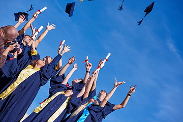 Image showing high school graduates students