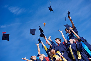 Image showing high school graduates students