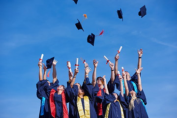 Image showing high school graduates students