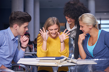 Image showing students group  study