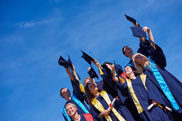 Image showing high school graduates students