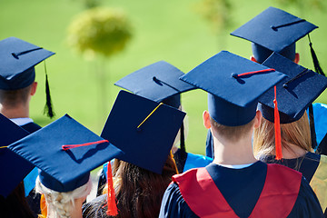 Image showing young graduates students group