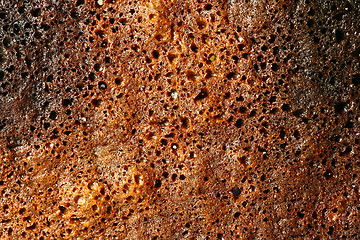 Image showing Close up of a grilled slice of bread