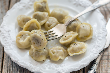 Image showing Dumplings with meat.