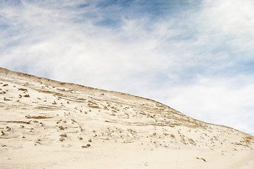 Image showing Dunes and blue sky