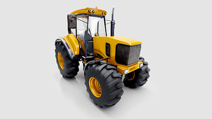 Image showing Farm tractor in studio