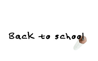 Image showing Welcome Back to School