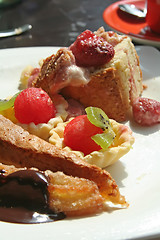 Image showing Dessert pastries