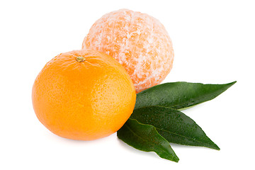 Image showing Ripe tangerine or mandarin