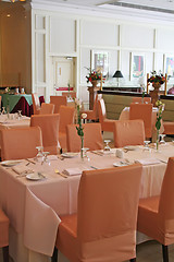 Image showing Elegant restaurant