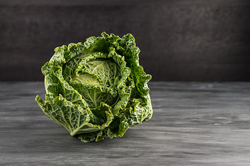 Image showing Savoy cabbage