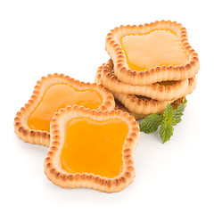 Image showing Lime jam tartlets