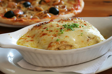 Image showing Baked lasagna