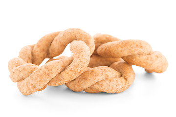 Image showing Olive crackers