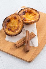 Image showing Egg tarts 