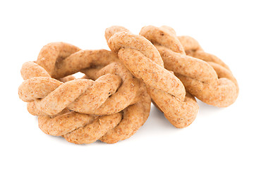 Image showing Olive crackers