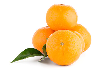 Image showing Ripe tangerine or mandarin