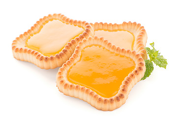 Image showing Lime jam tartlets