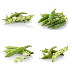 Image showing Set of green beans