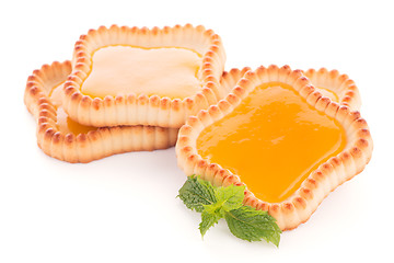 Image showing Lime jam tartlets