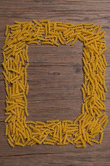 Image showing Uncooked italian pasta