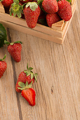 Image showing Strawberries