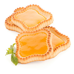 Image showing Lime jam tartlets