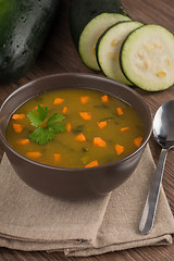Image showing Soup with vegetables