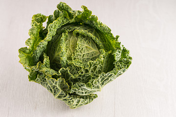 Image showing Savoy cabbage