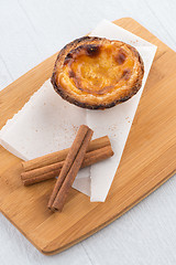 Image showing Egg tarts 