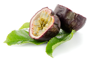 Image showing Fresh passion fruit