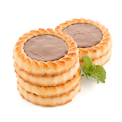 Image showing Chocolate tart cookies