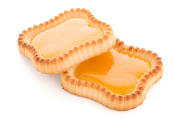 Image showing Lime jam tartlets