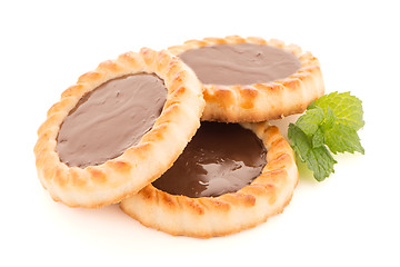 Image showing Chocolate tart cookies