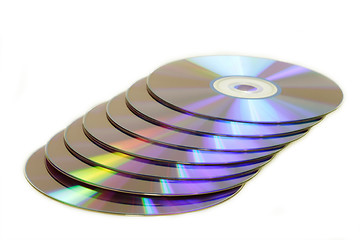 Image showing Shiny DVDs