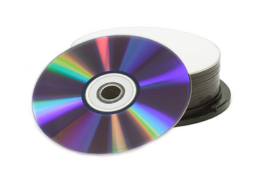 Image showing Stack of DVD