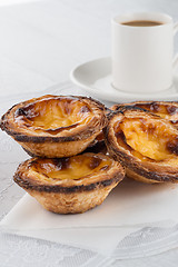 Image showing Egg tarts 