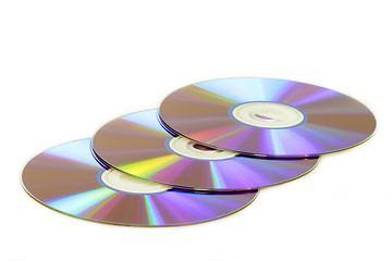 Image showing Three DVDs