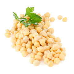 Image showing Pile of chickpeas