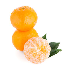 Image showing Ripe tangerine or mandarin