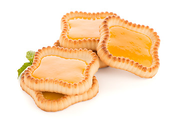 Image showing Lime jam tartlets