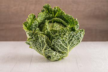 Image showing Savoy cabbage