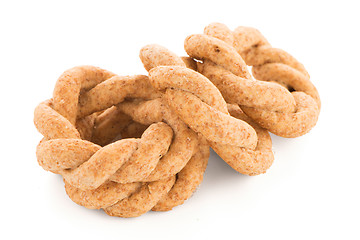 Image showing Olive crackers