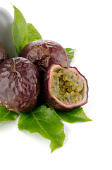 Image showing Fresh passion fruit