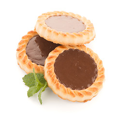 Image showing Chocolate tart cookies