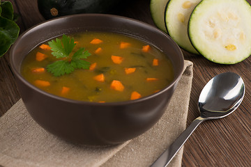 Image showing Soup with vegetables