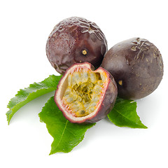 Image showing Fresh passion fruit